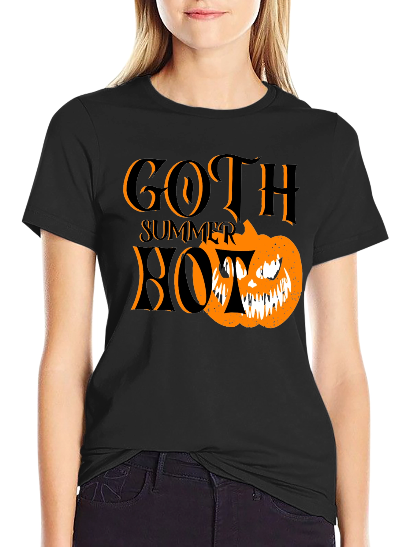 Goth Summer Boo Halloween T-Shirt