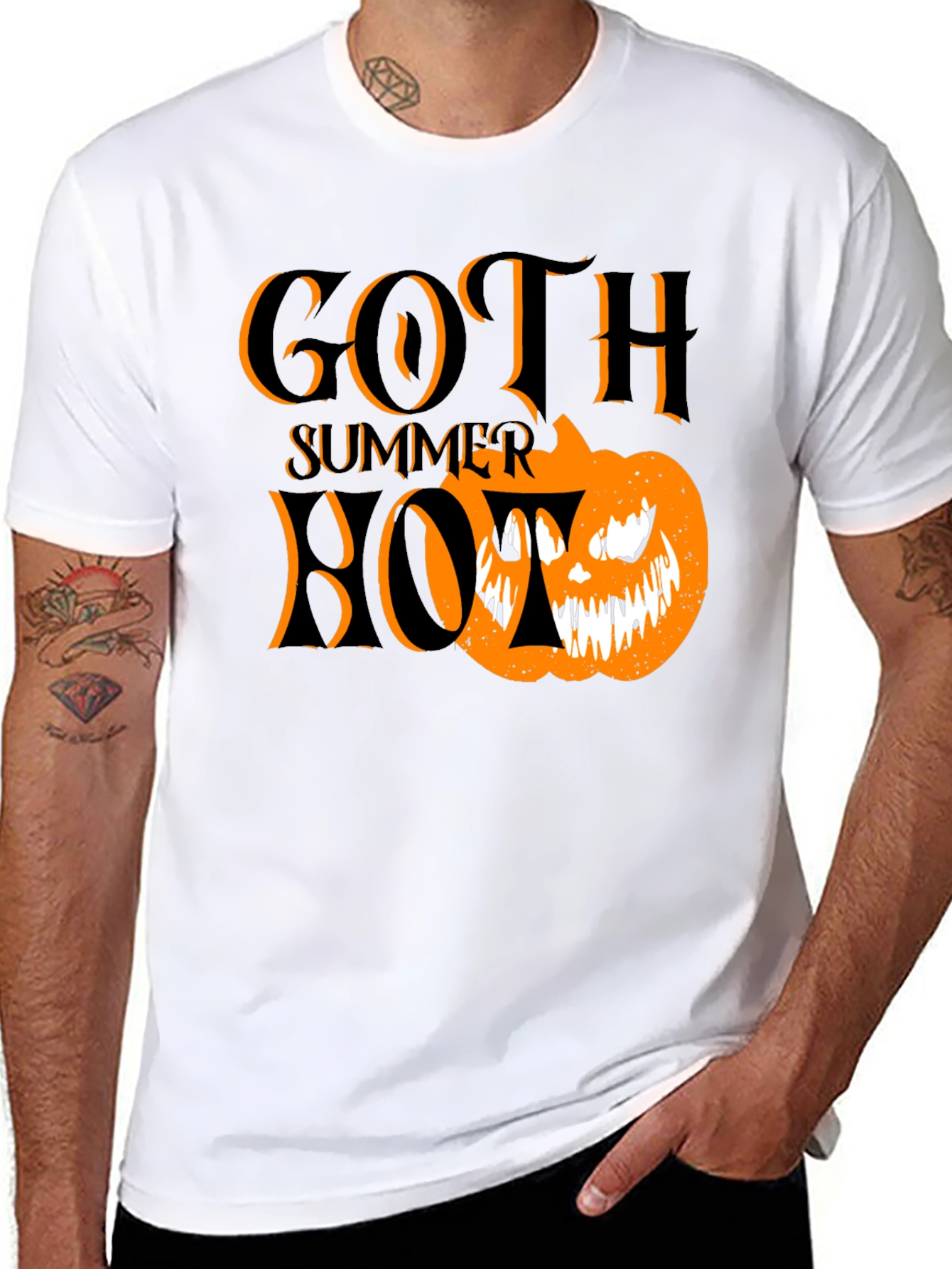 Goth Summer Boo Halloween T-Shirt
