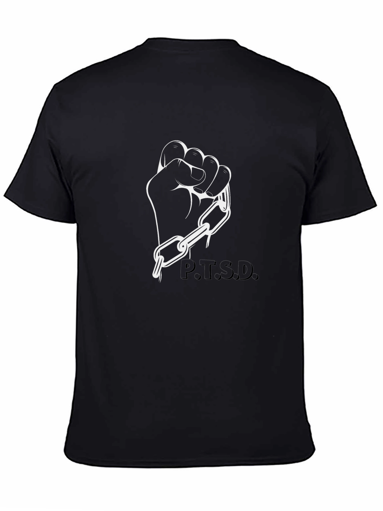 P.T.S.D. Awareness Graphic Tee - Black