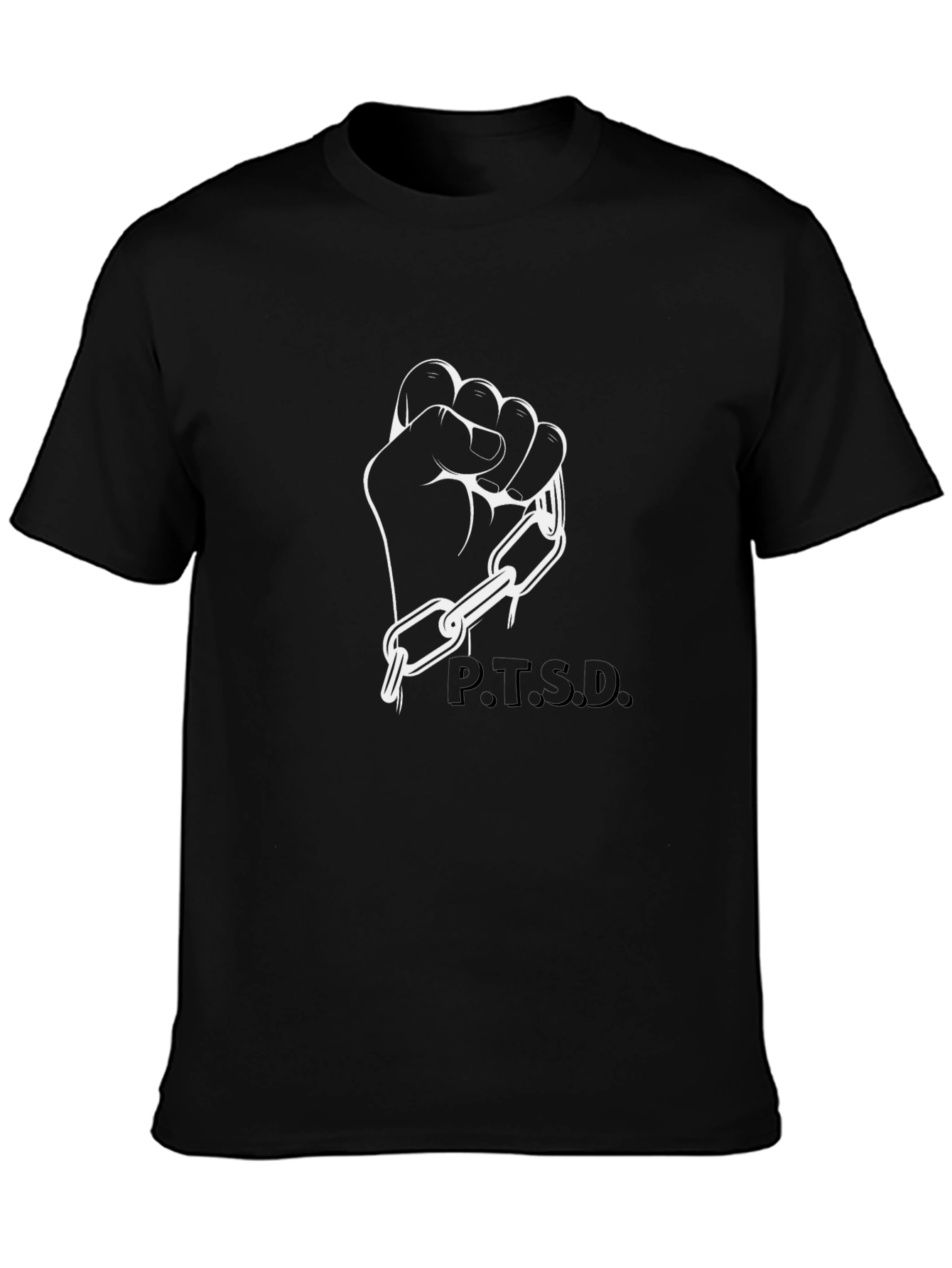 P.T.S.D. Awareness Graphic Tee - Black