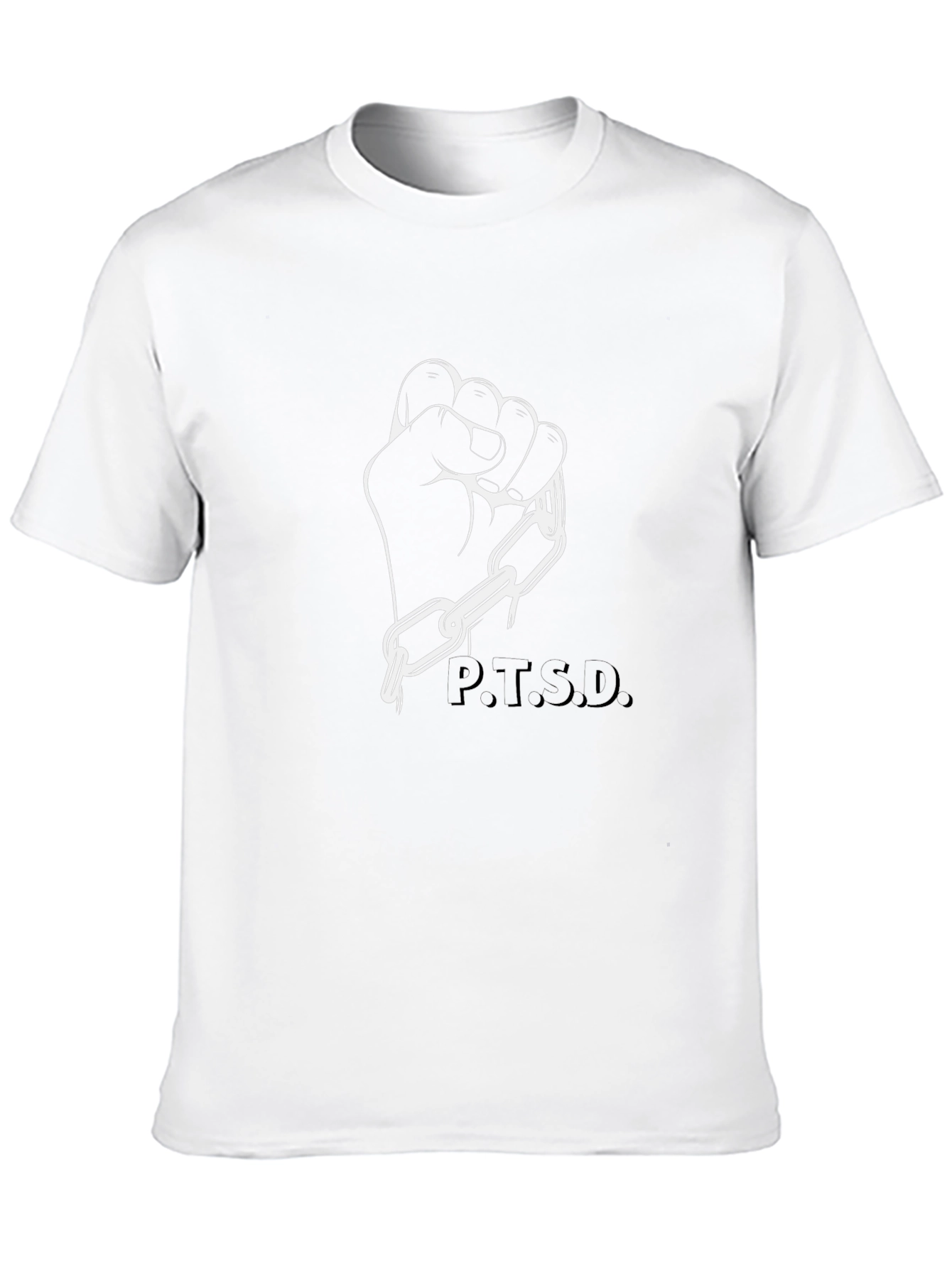 P.T.S.D. Awareness Graphic Tee - Black