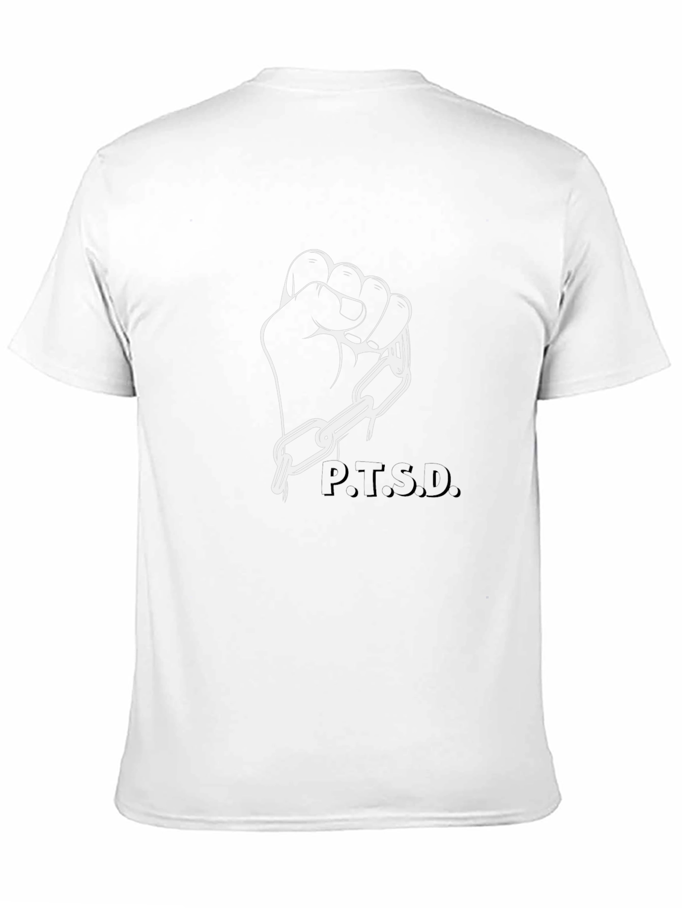 P.T.S.D. Awareness Graphic Tee - Black