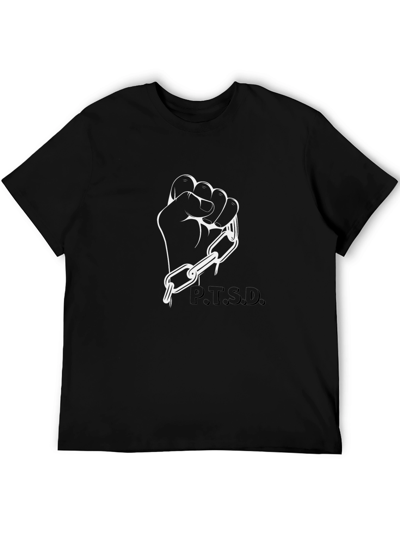 P.T.S.D. Awareness Graphic Tee - Black