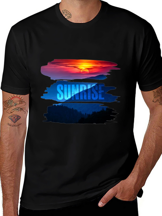 Sunrise Graphic Tee - Nature Inspired Comfort