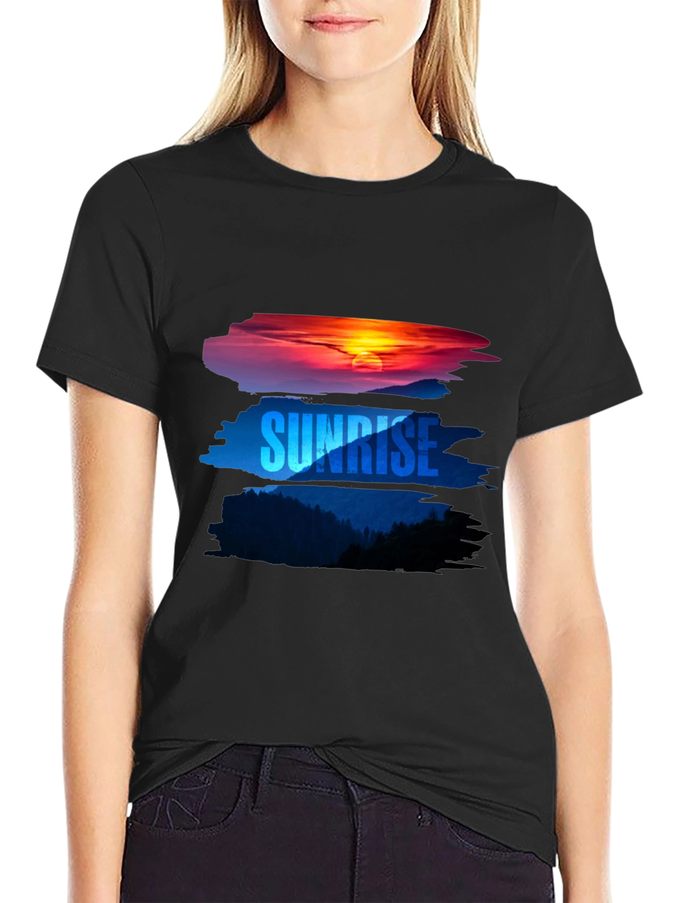 Sunrise Graphic Tee - Nature Inspired Comfort