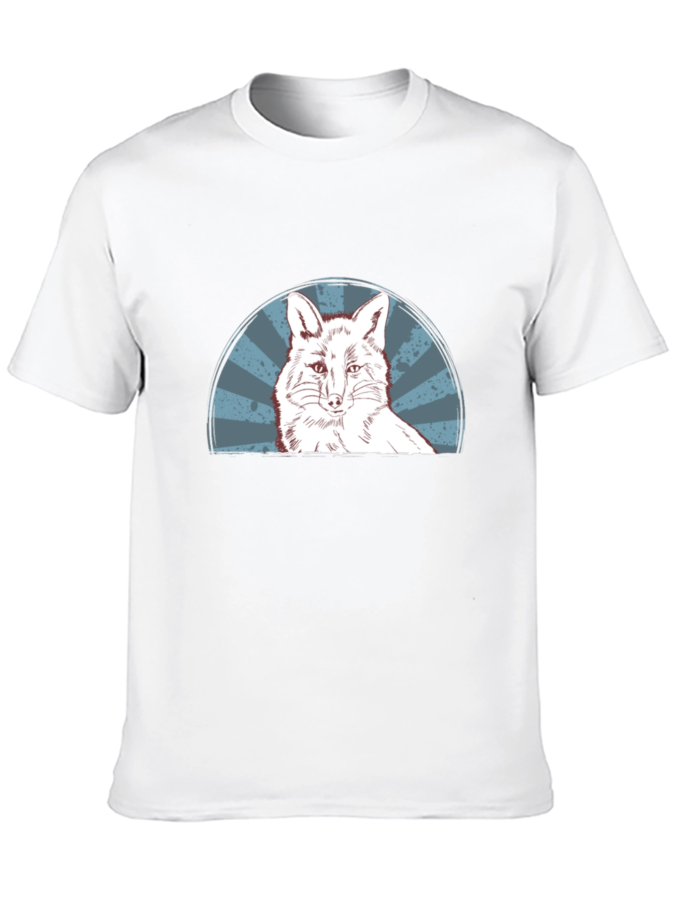 Cool Fox Graphic Tee - Mens Black T-Shirt