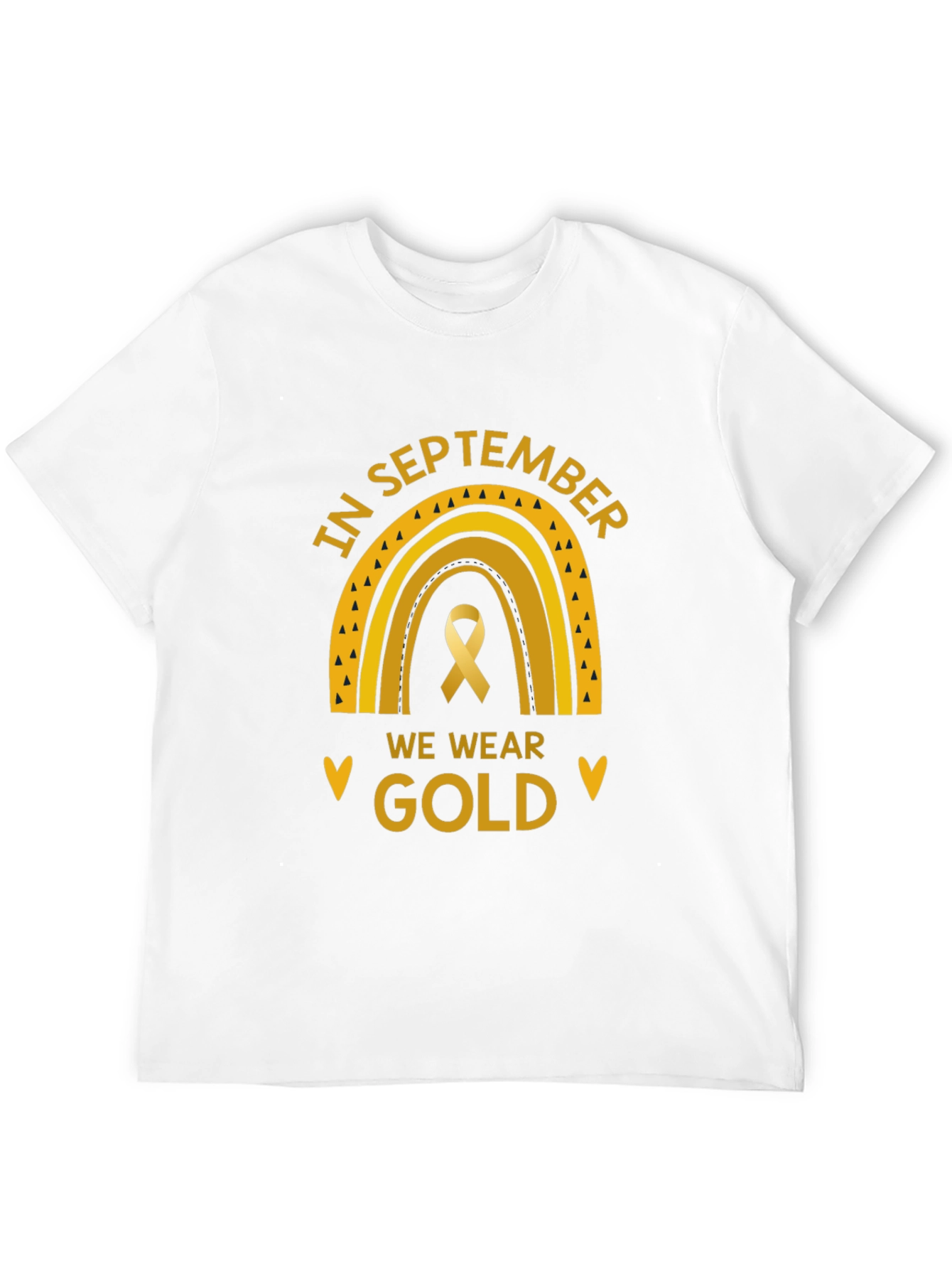 September Gold Ribbon Awareness T-Shirt