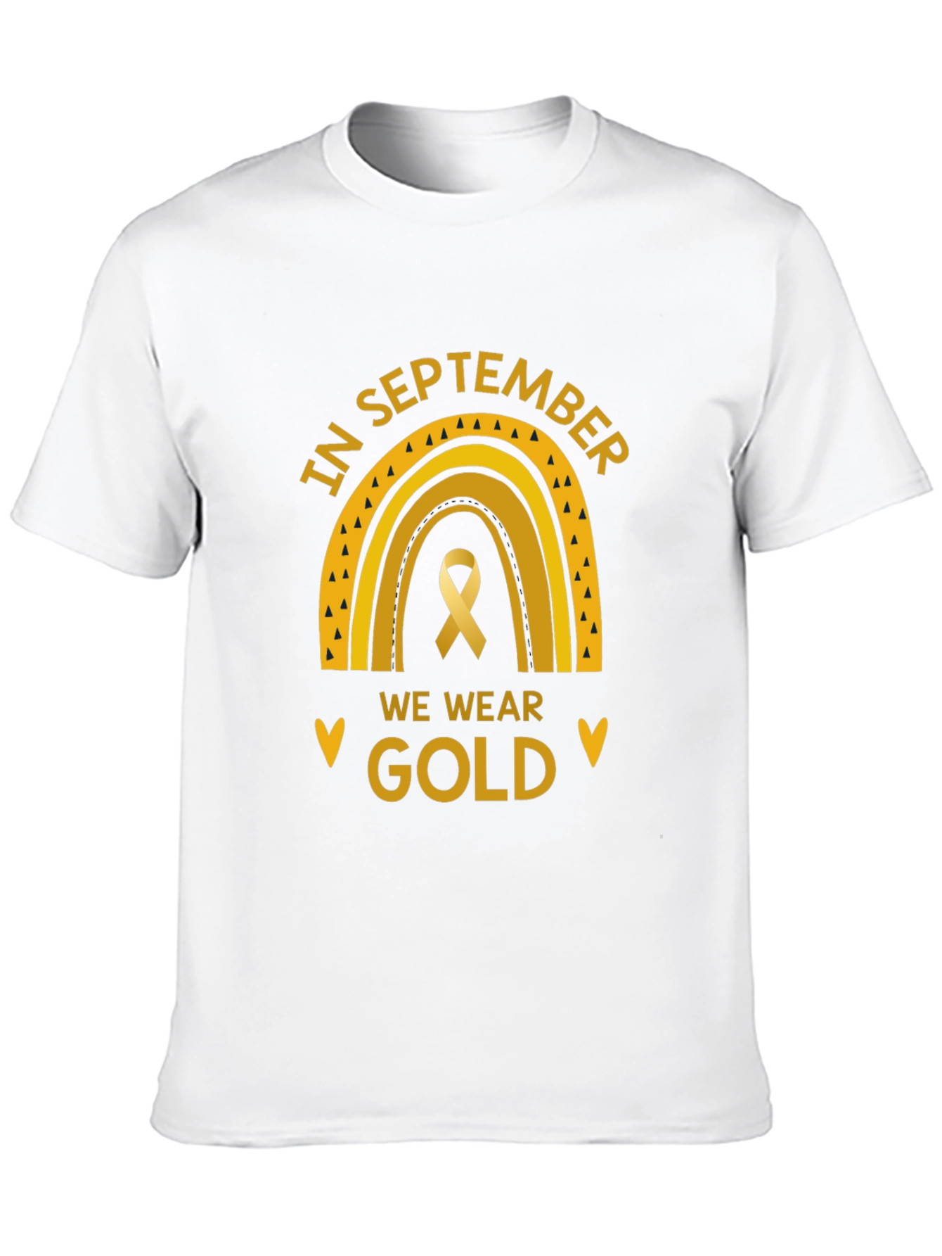 September Gold Ribbon Awareness T-Shirt