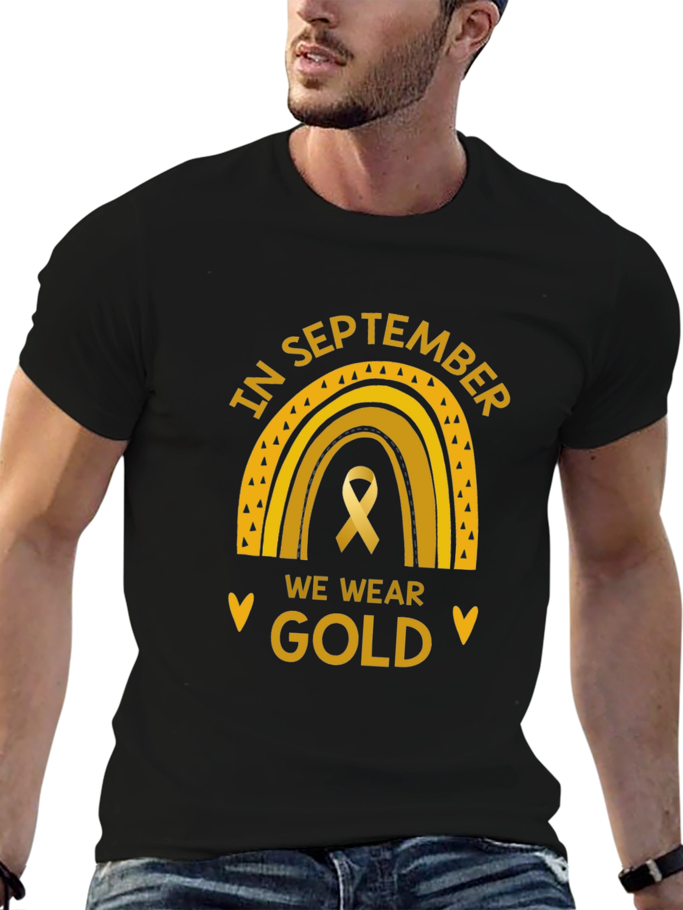 September Gold Ribbon Awareness T-Shirt