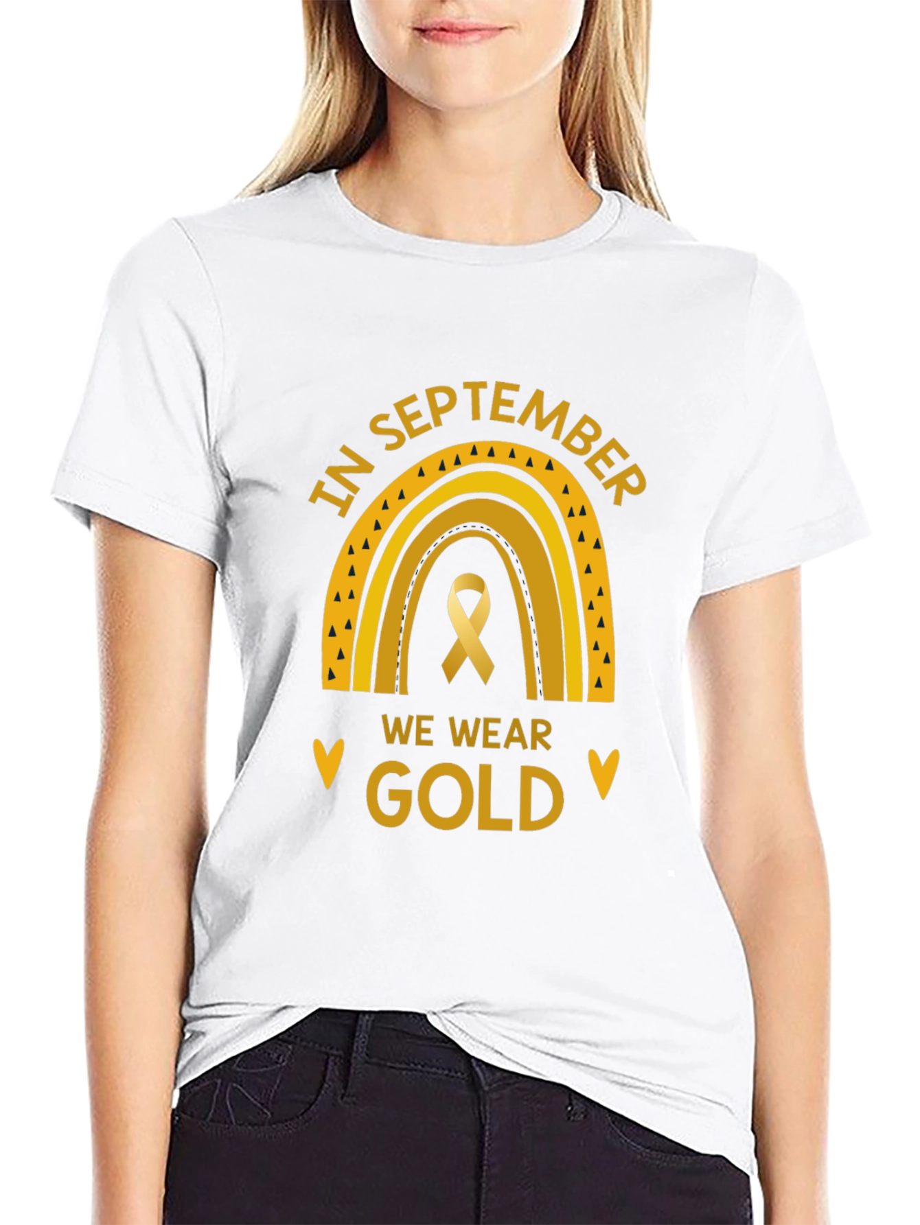September Gold Ribbon Awareness T-Shirt