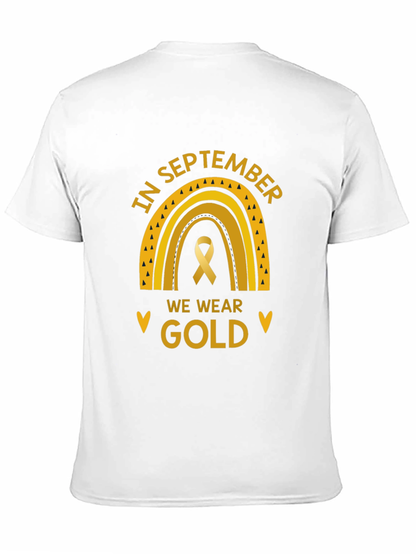 September Gold Ribbon Awareness T-Shirt