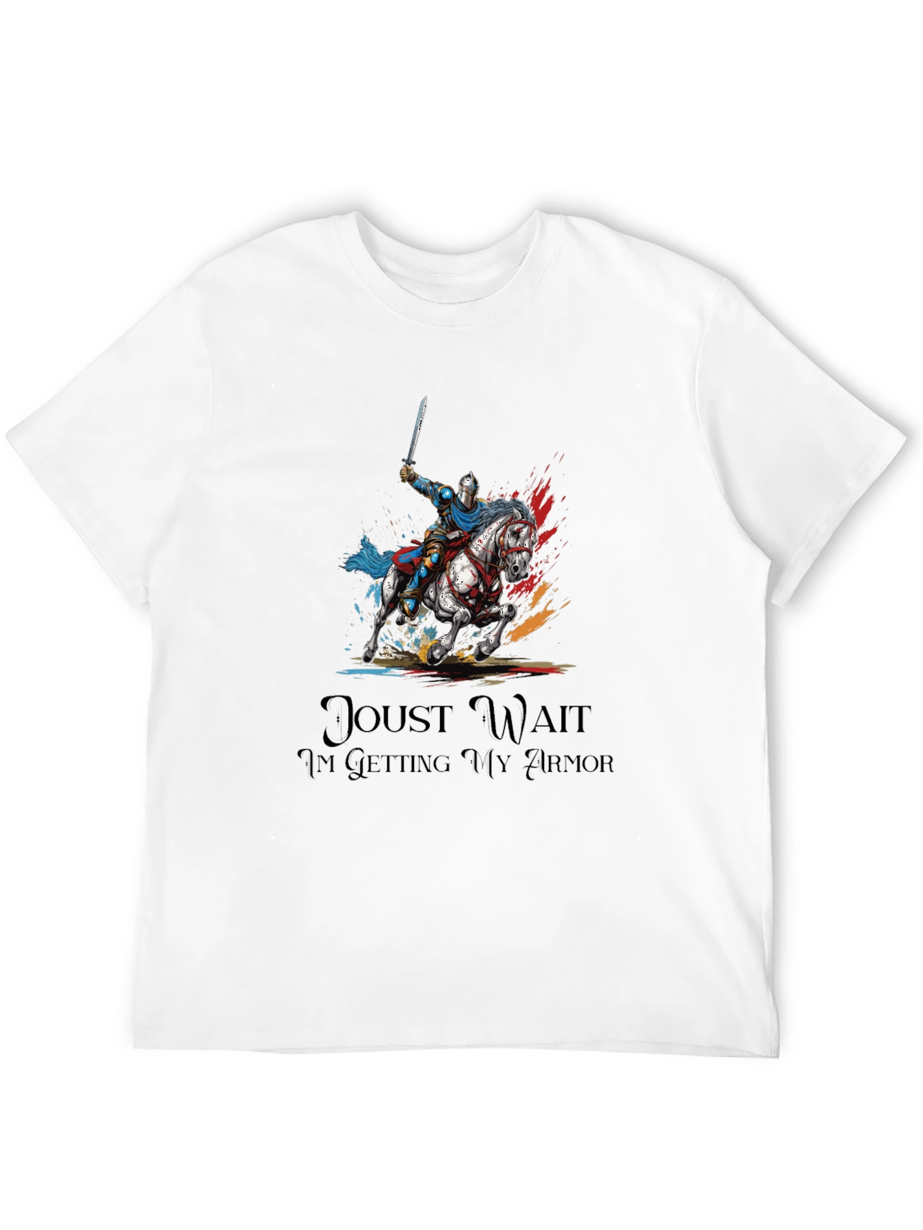 Knight On Horseback Graphic Tee