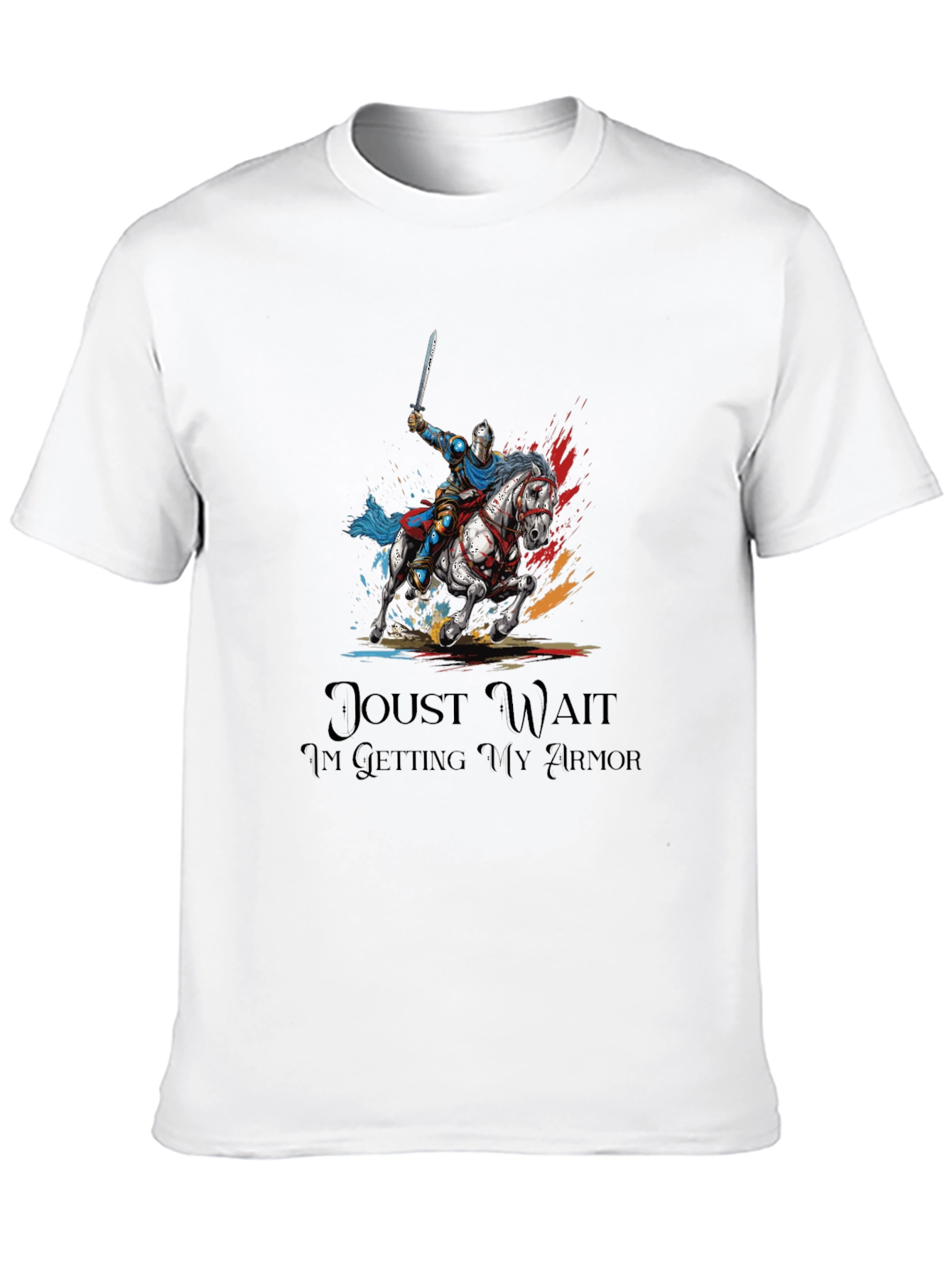 Knight On Horseback Graphic Tee