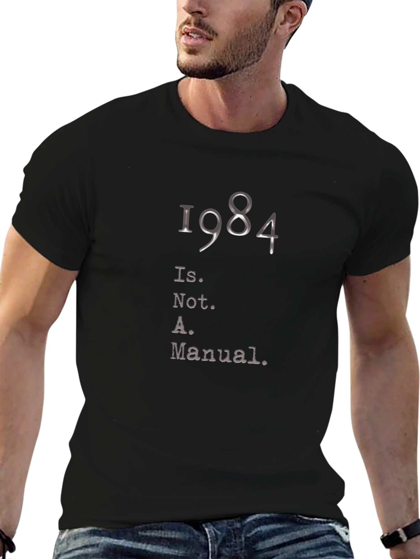 1984 Is Not A Manual Black T-Shirt