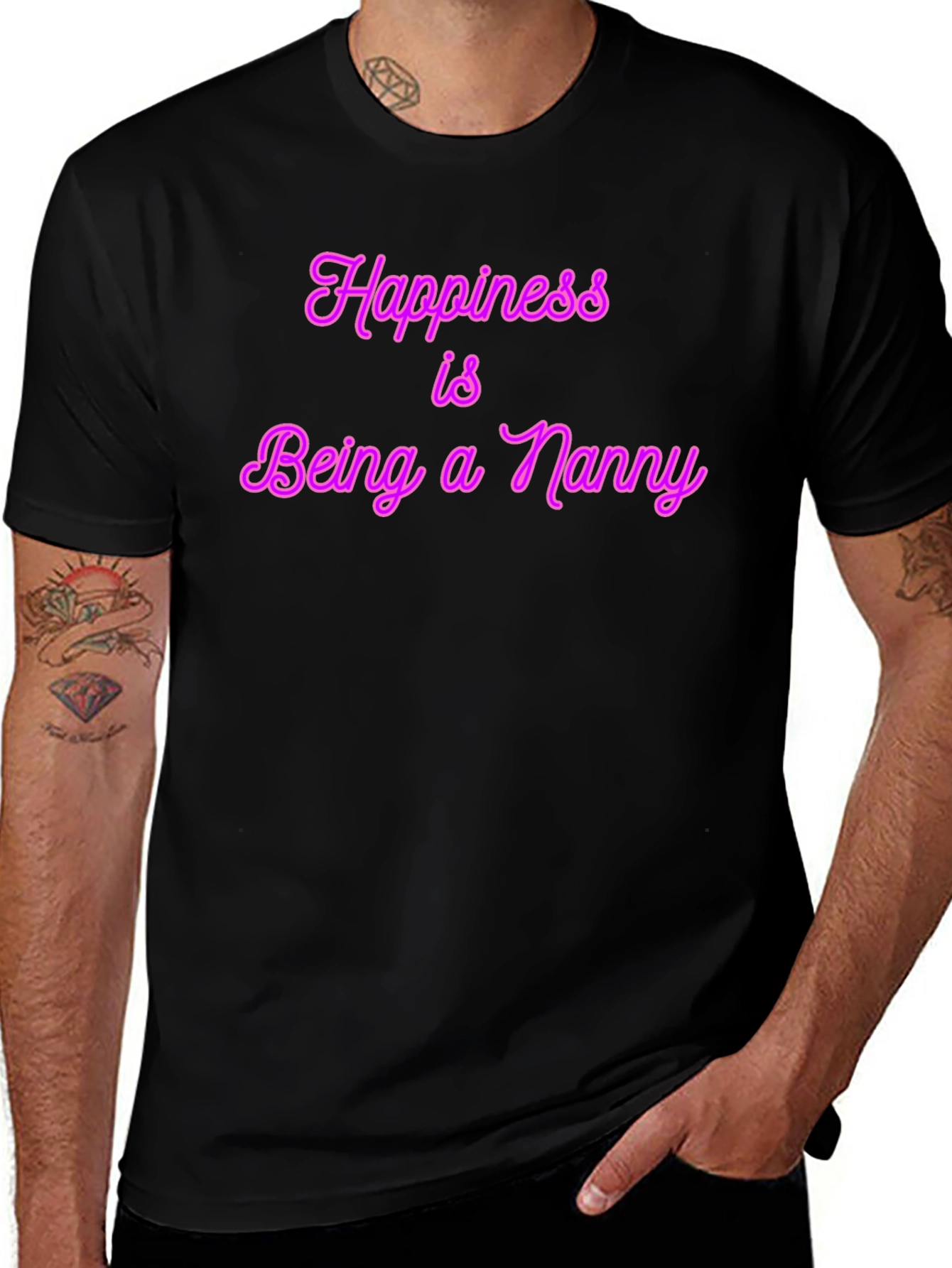 Happiness is Being a Nanny T-Shirt