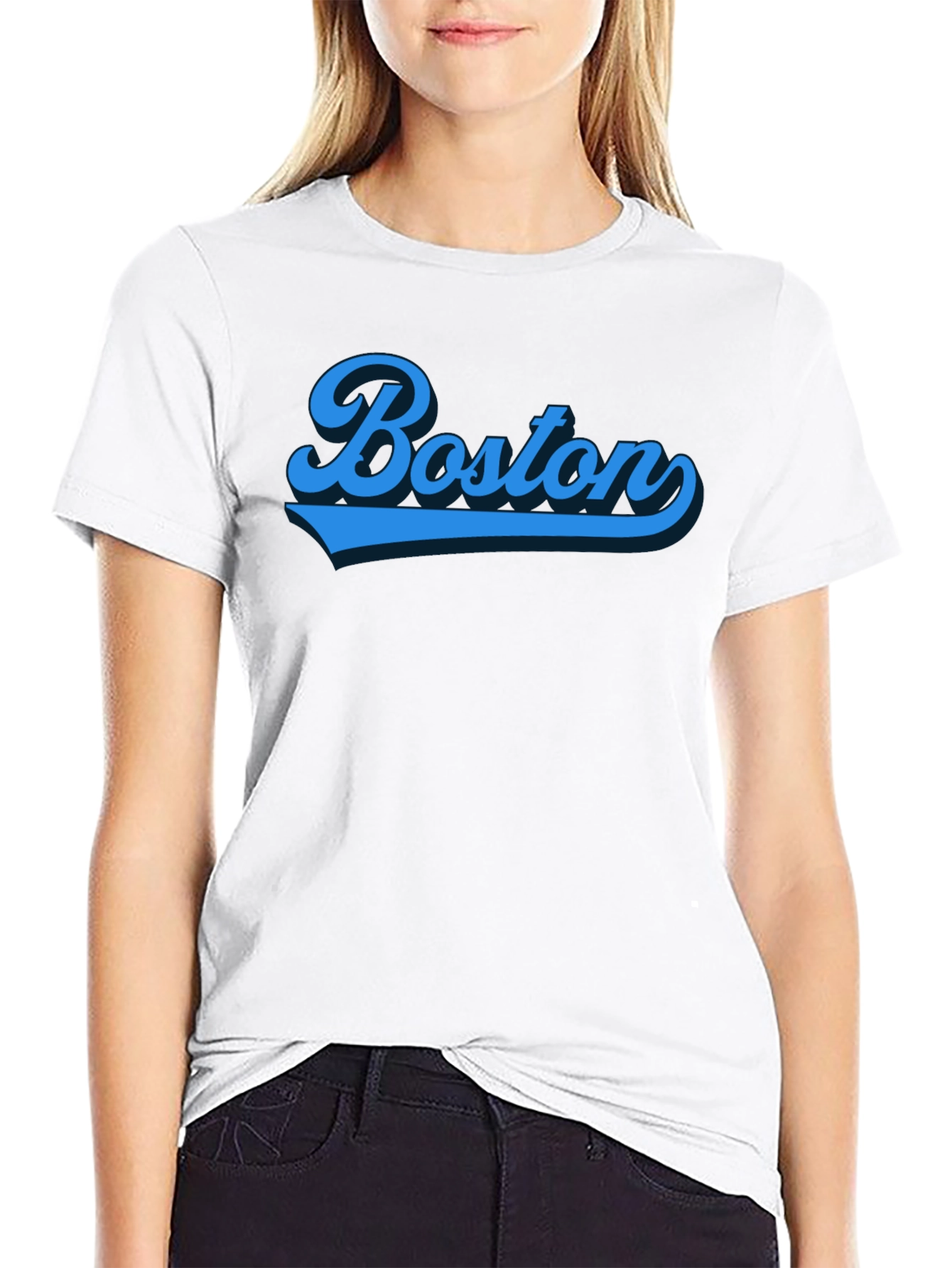 Boston Graphic Tee - Classic Baseball Style