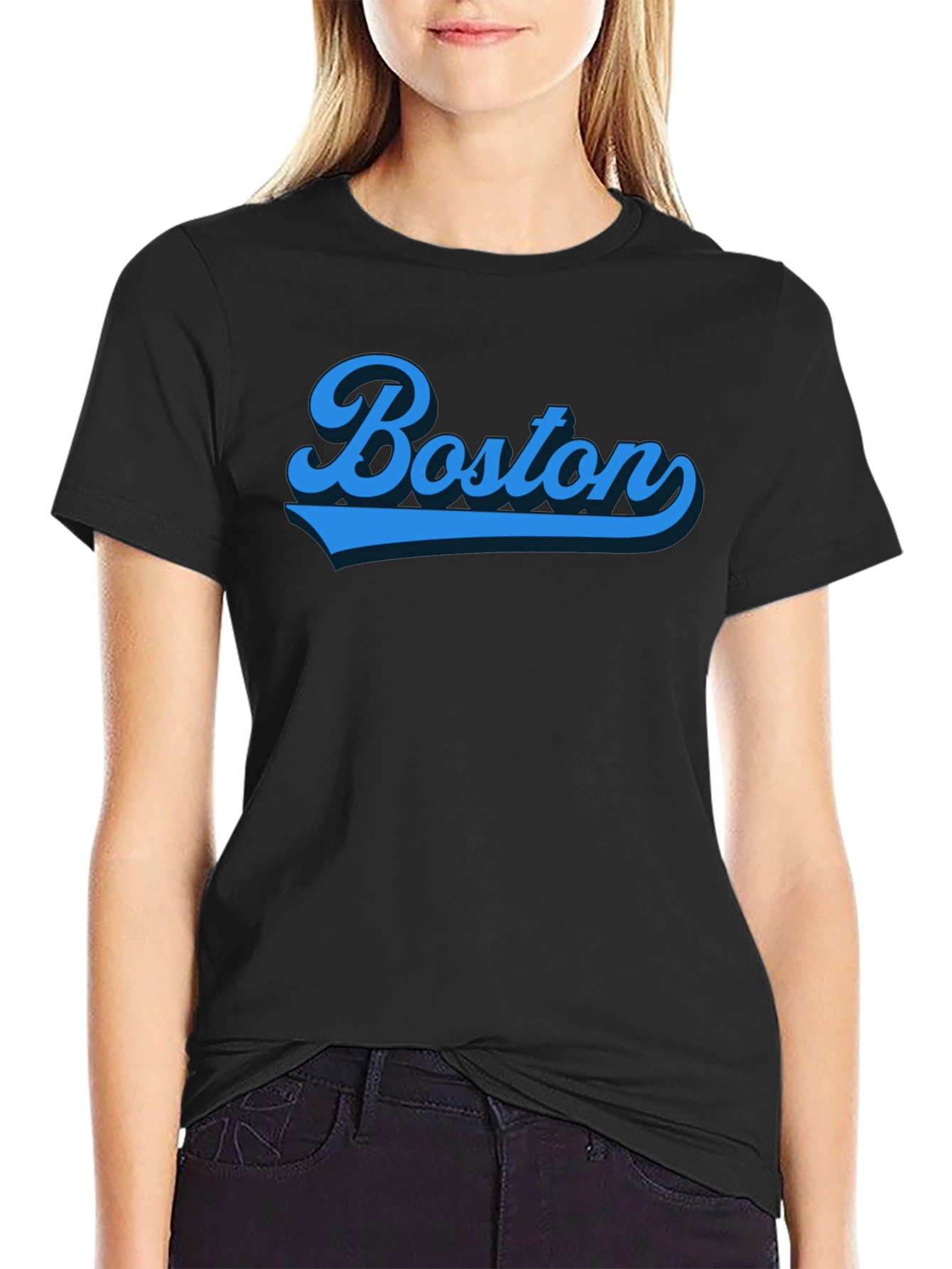 Boston Graphic Tee - Classic Baseball Style