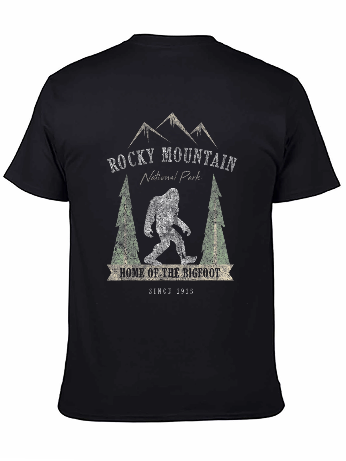 Rocky Mountain Bigfoot T-Shirt - National Park Tee