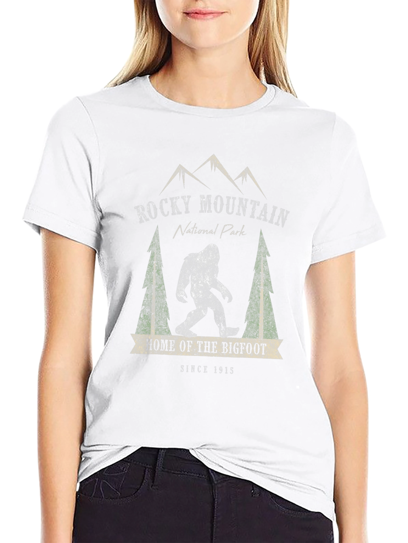Rocky Mountain Bigfoot T-Shirt - National Park Tee