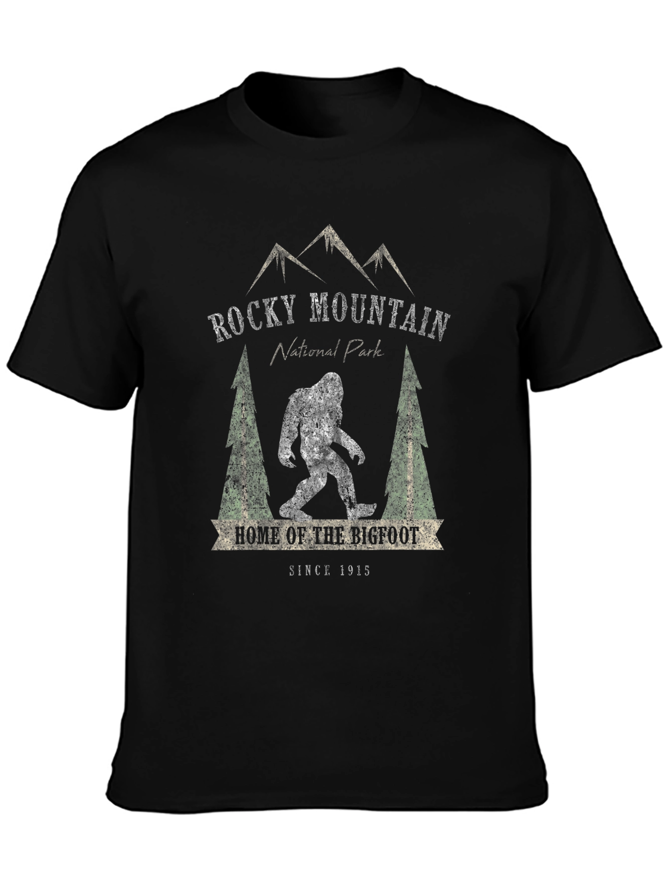Rocky Mountain Bigfoot T-Shirt - National Park Tee