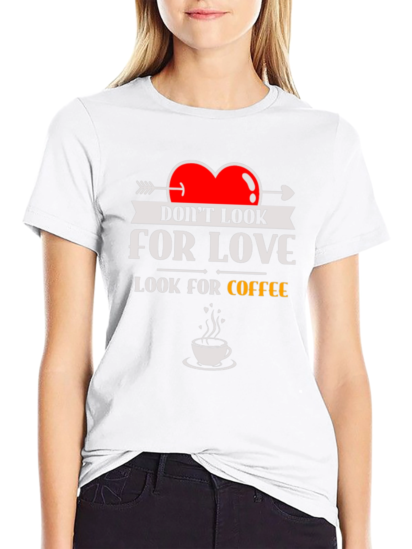 Look for Coffee T-Shirt - Funny Novelty Tee