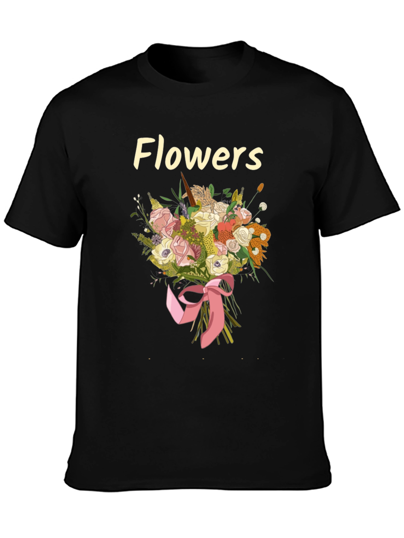 Floral Bouquet T-Shirt - Stylish Graphic Tee