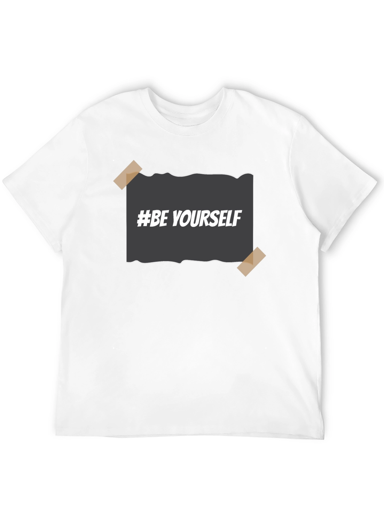 Be Yourself Black Graphic Tee