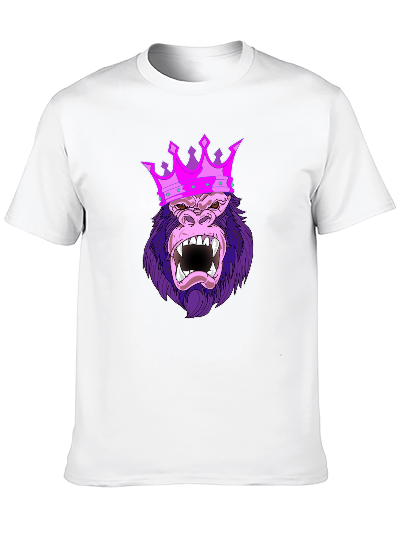 King Kong T-Shirt - Gorilla Crown Graphic Tee