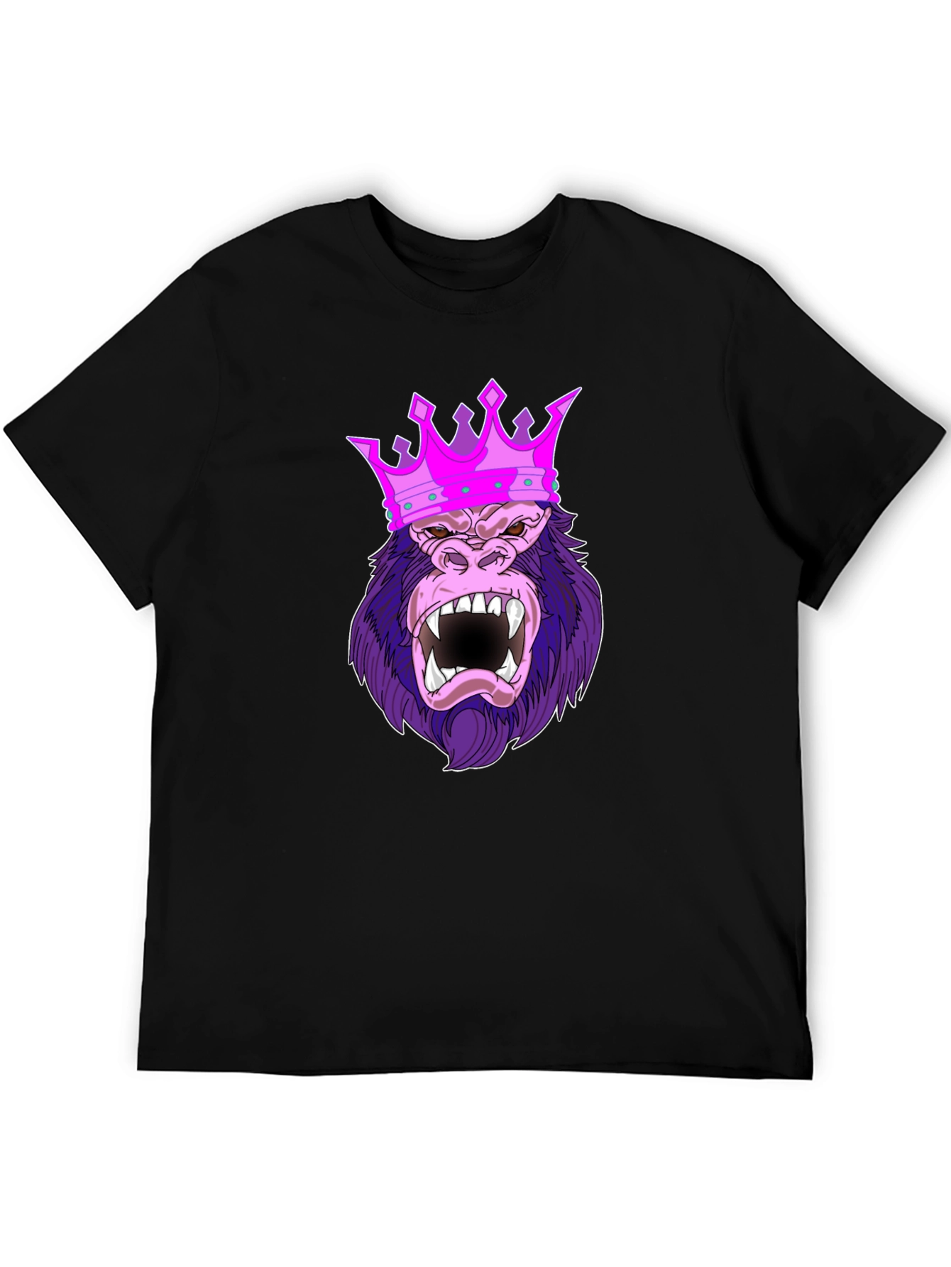 King Kong T-Shirt - Gorilla Crown Graphic Tee