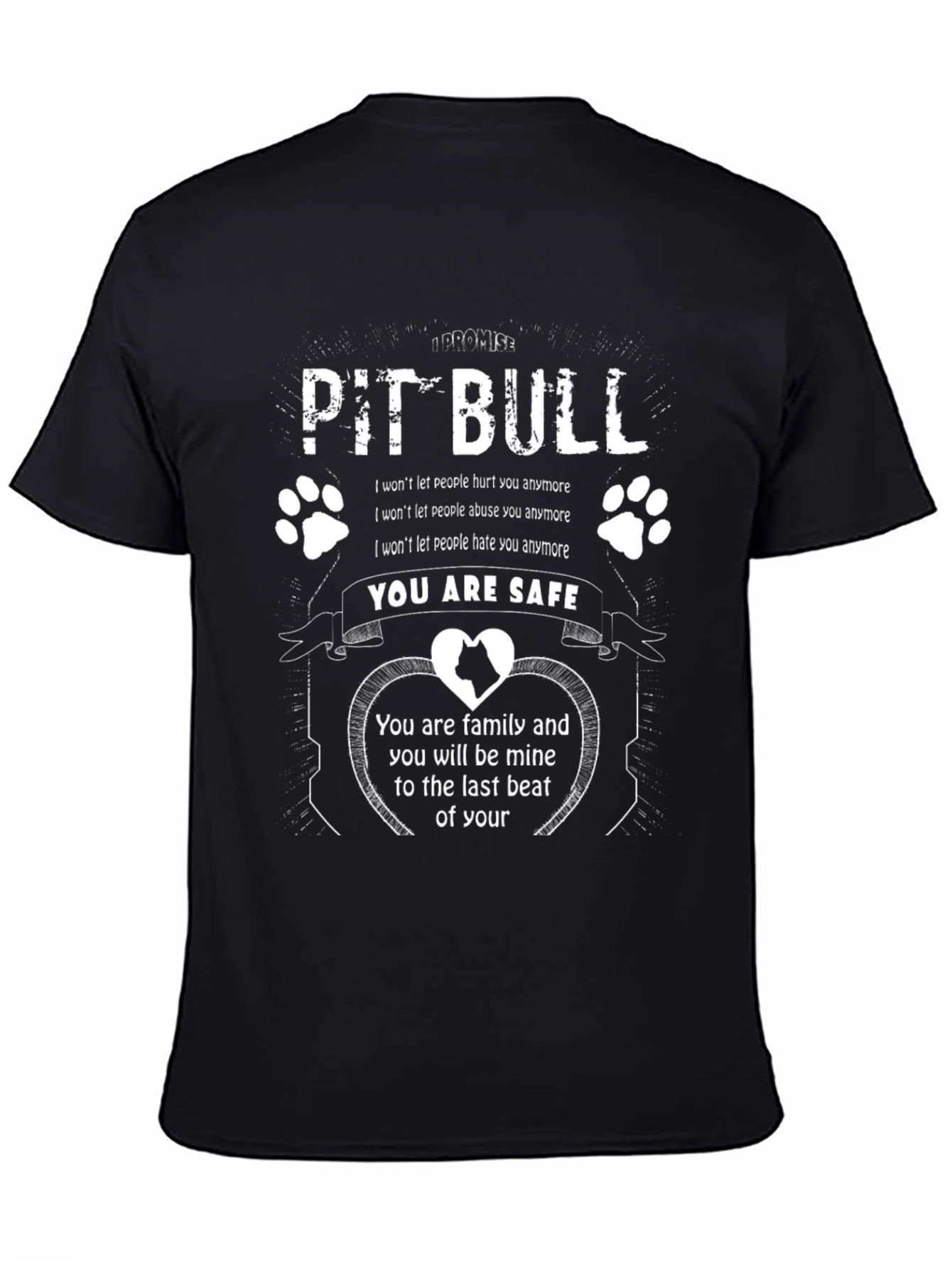 Pit Bull Promise T-Shirt - Dog Lover Tee
