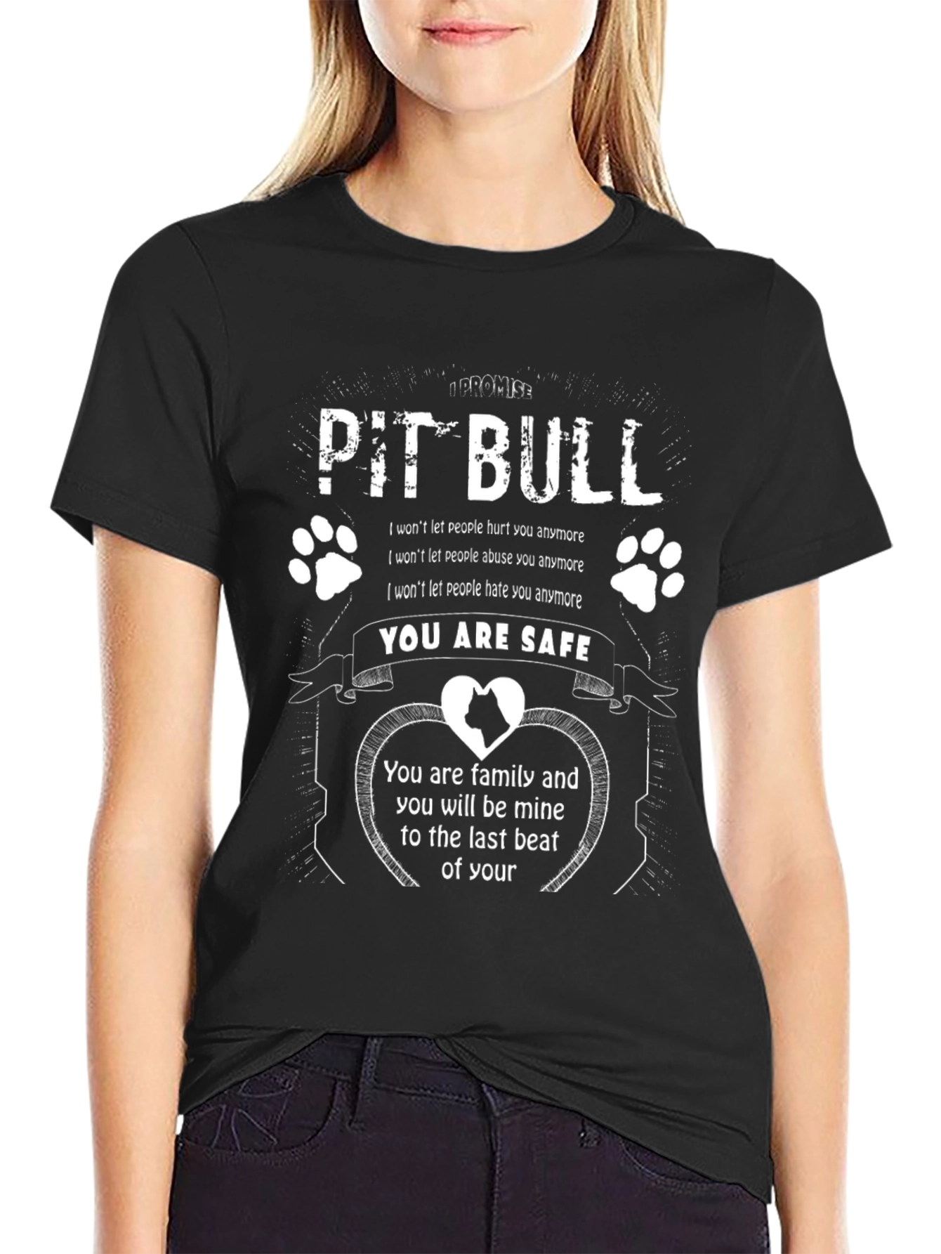 Pit Bull Promise T-Shirt - Dog Lover Tee