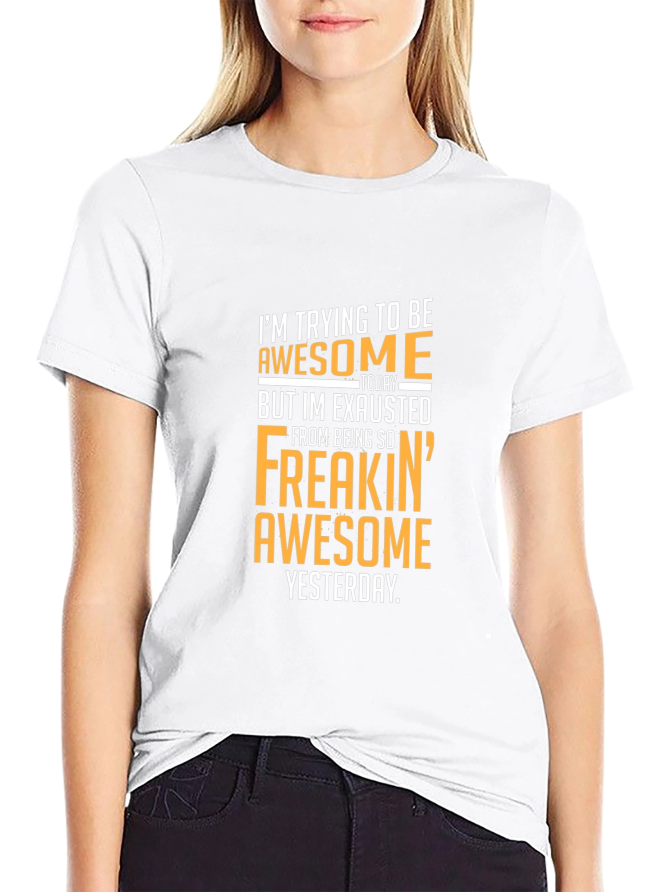 Awesome Yesterday T-Shirt - Funny Graphic Tee