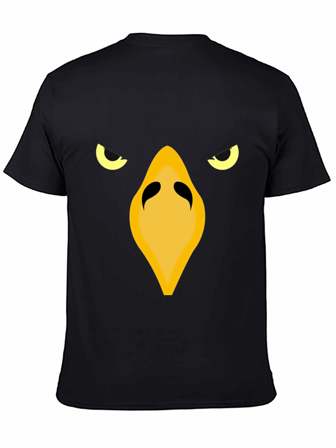 Raven Face Graphic Tee - Black