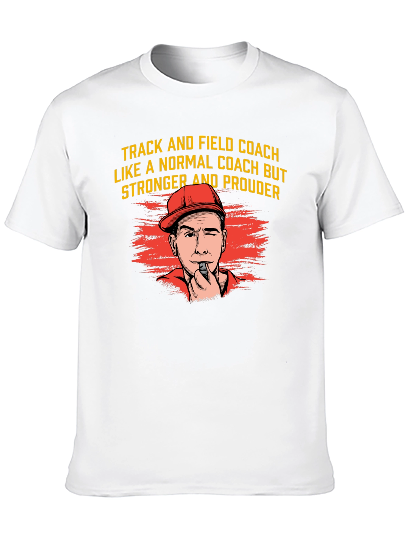 Track and Field Coach Graphic T-Shirt
