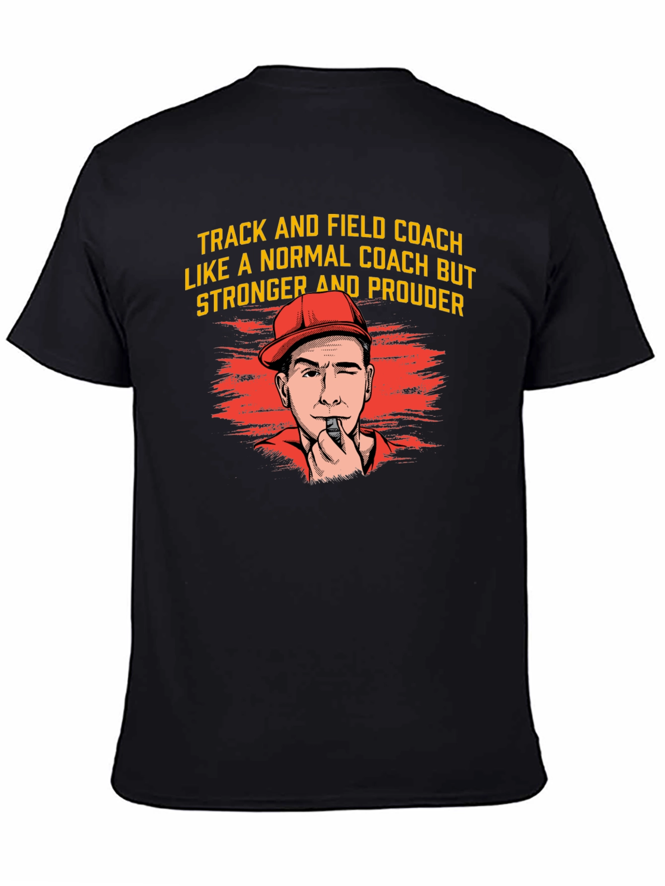 Track and Field Coach Graphic T-Shirt