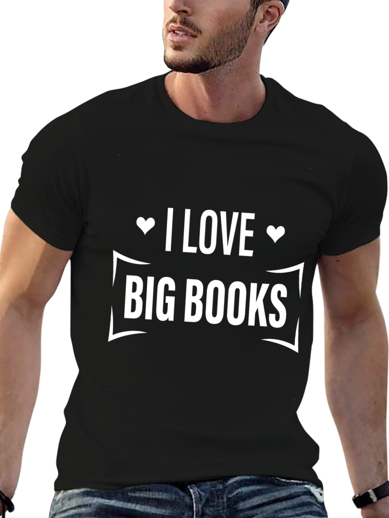 I Love Big Books Graphic Tee Shirt