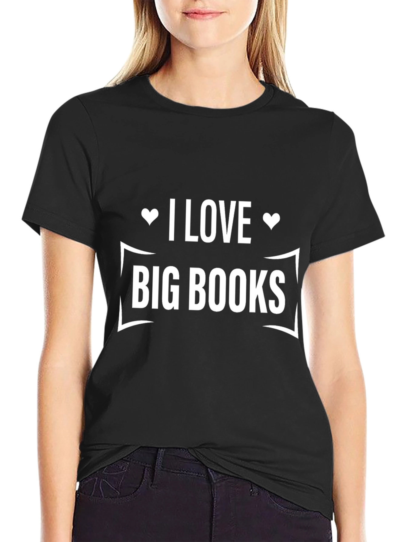 I Love Big Books Graphic Tee Shirt