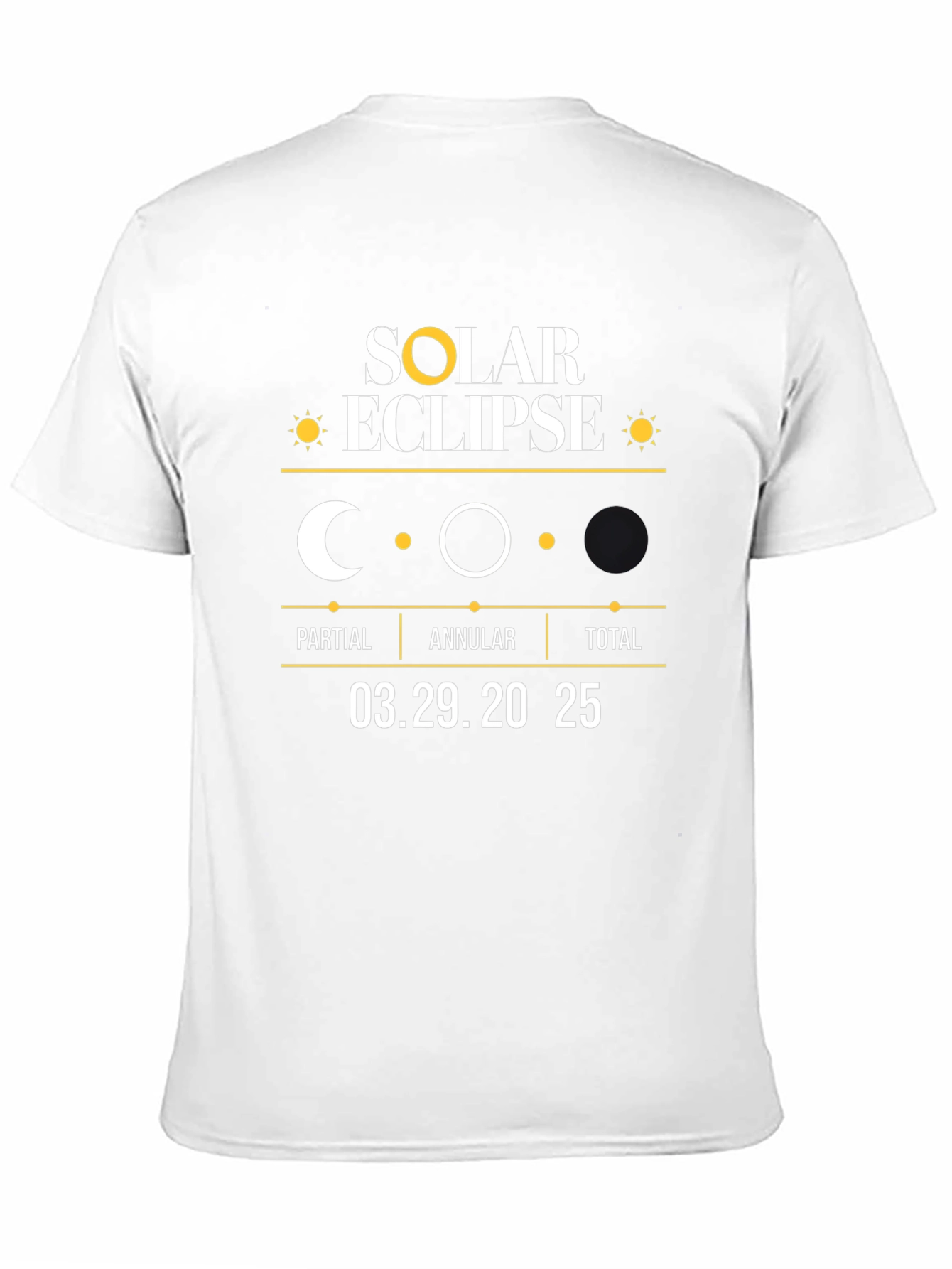 Solar Eclipse 03.29.2025 T-Shirt - Celestial Event Tee