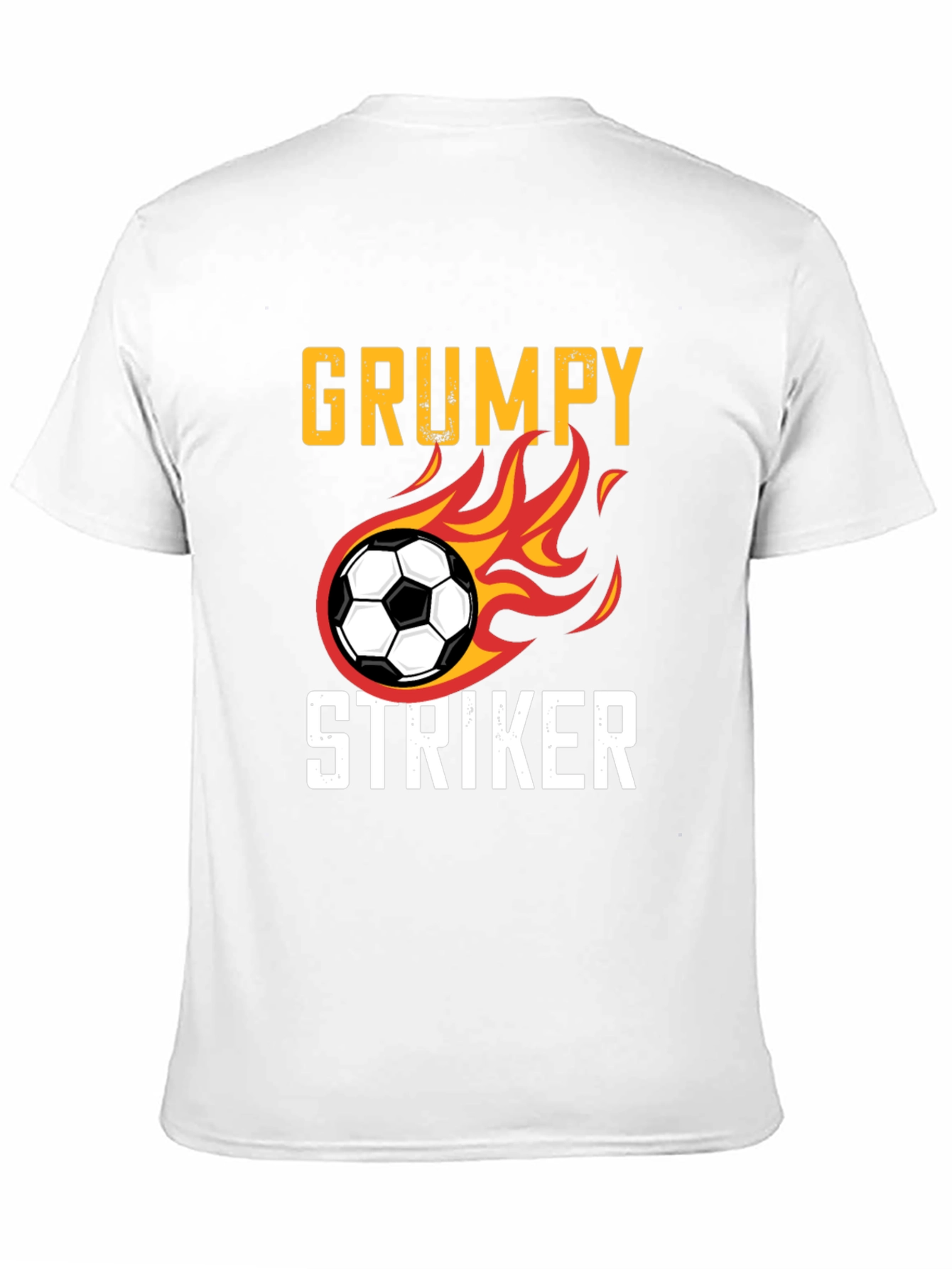 Grumpy Striker Soccer T-Shirt - Funny Sportswear