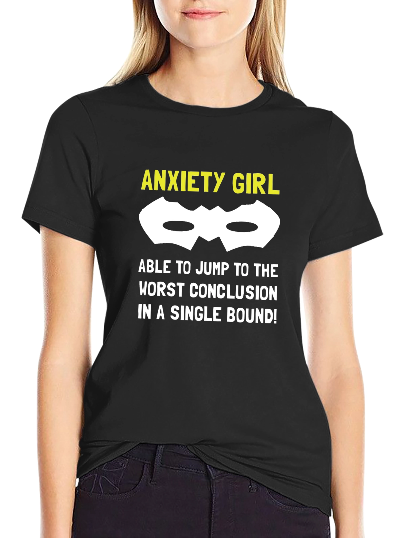 Anxiety Girl T-Shirt - Superpower Style!