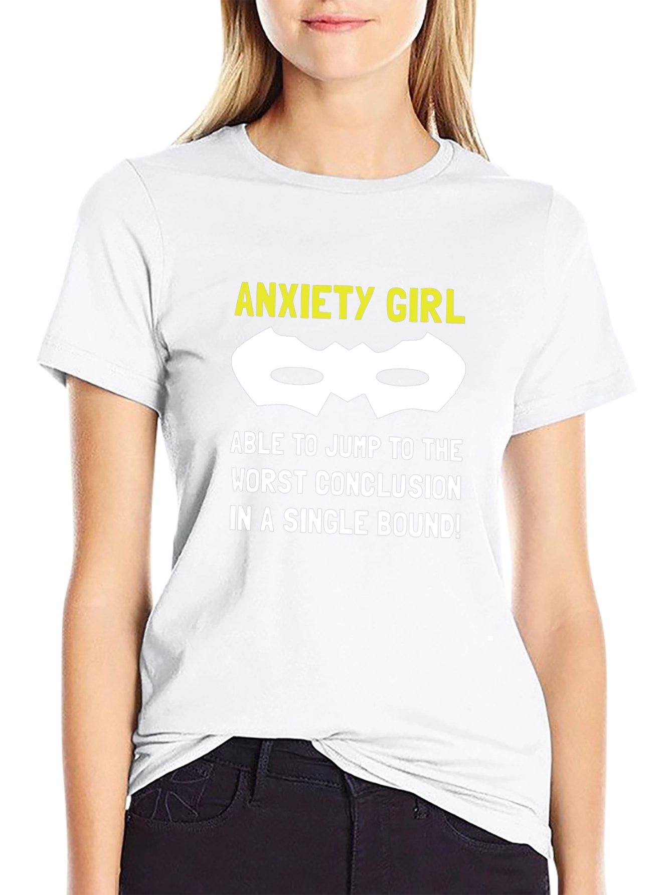 Anxiety Girl T-Shirt - Superpower Style!