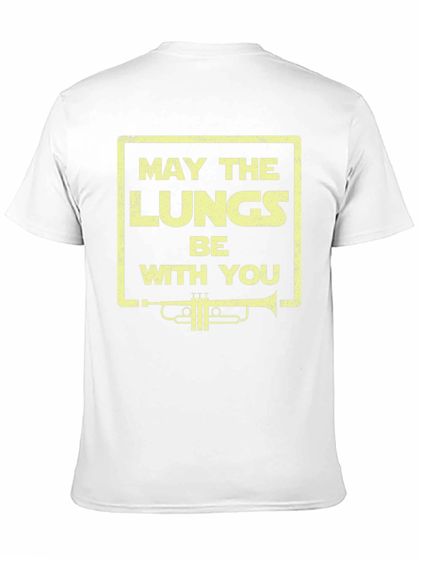 May The Lungs Be With You Trumpet Graphic T-Shirt