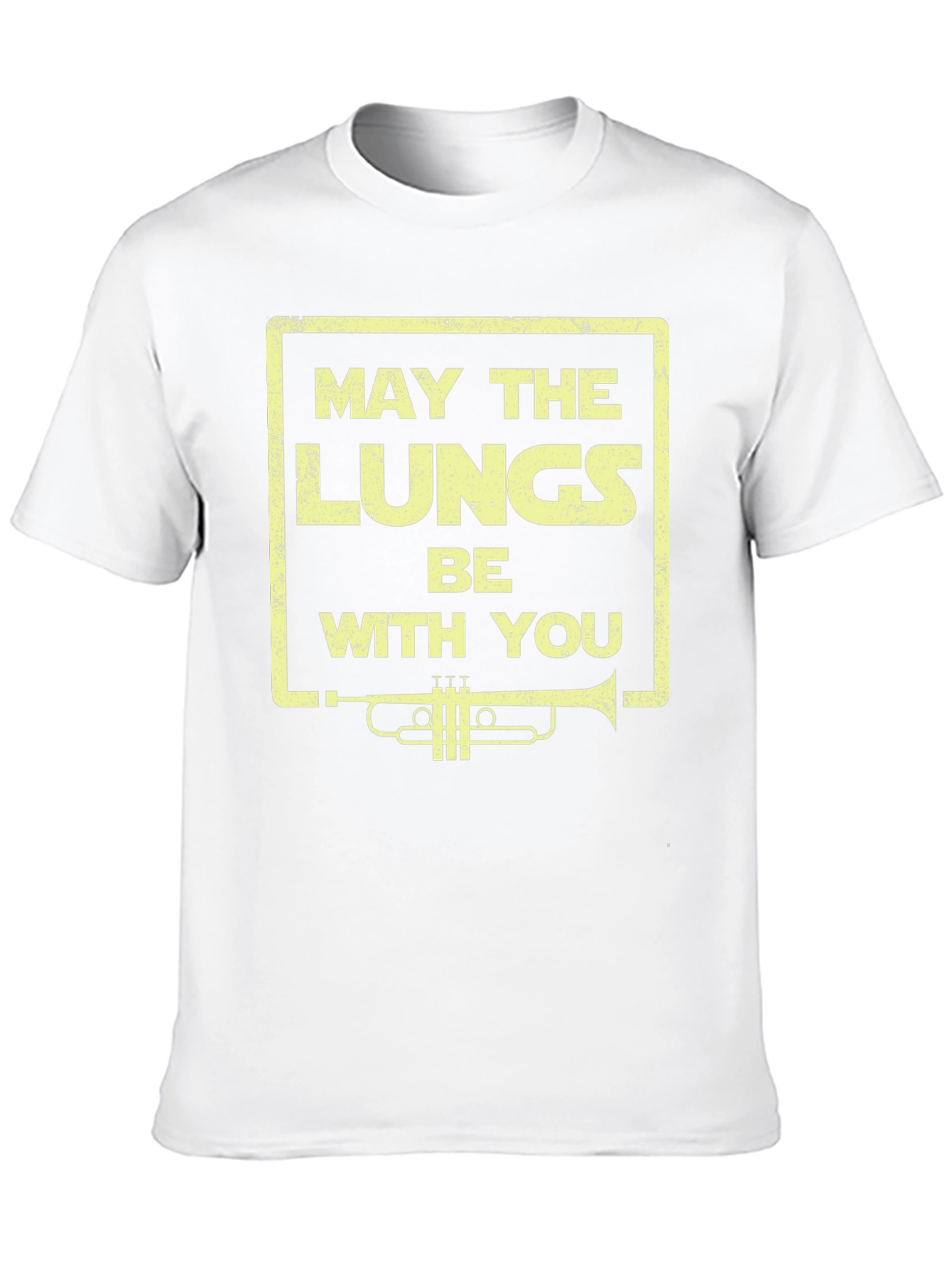 May The Lungs Be With You Trumpet Graphic T-Shirt