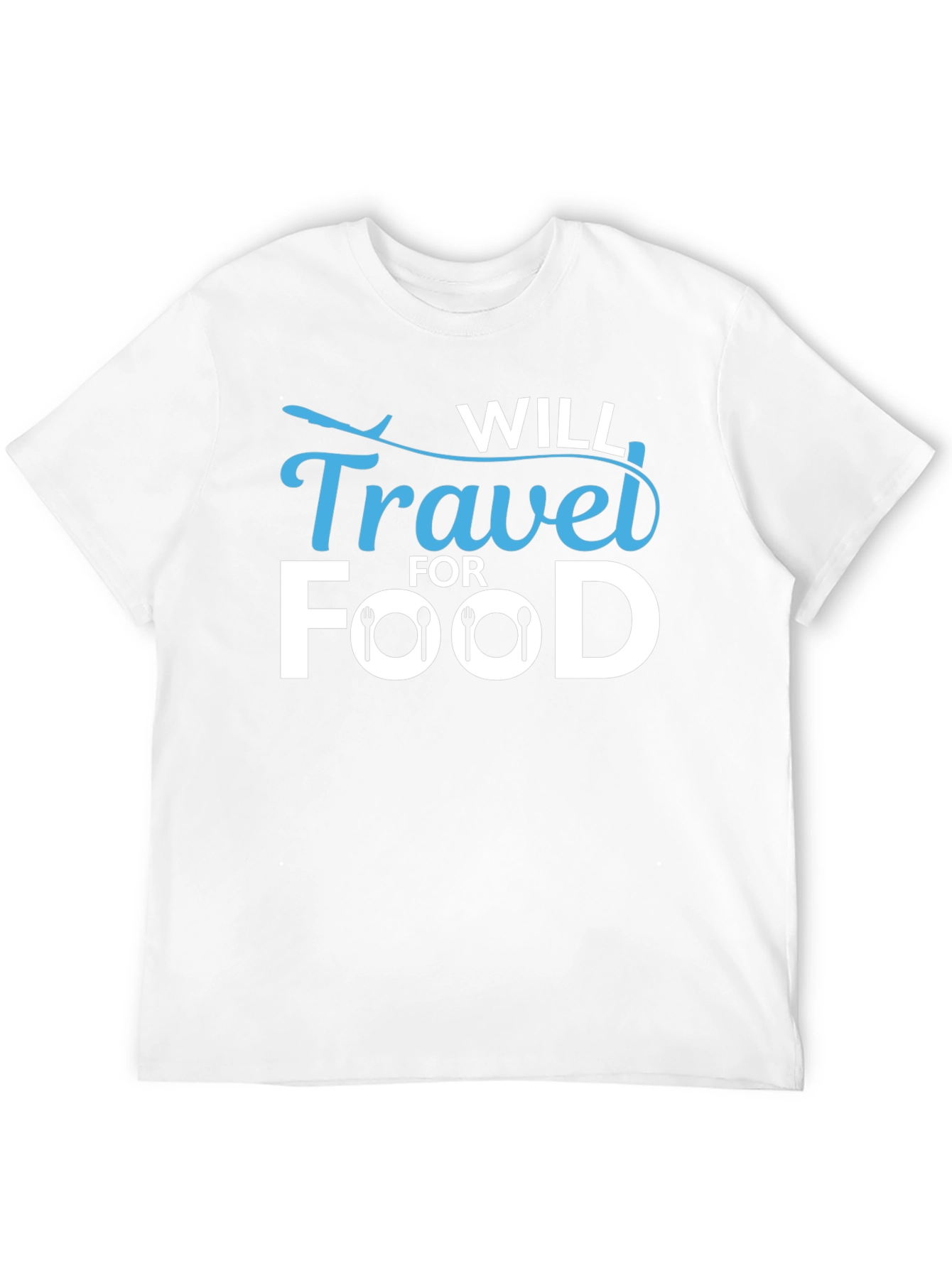 Will Travel for Food T-Shirt