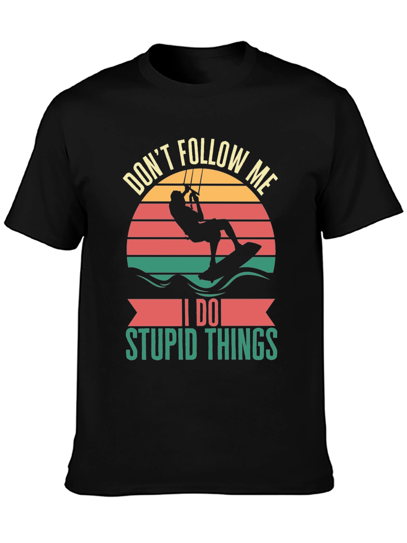 Dont Follow Me Tee - Kiteboarding Graphic T-Shirt