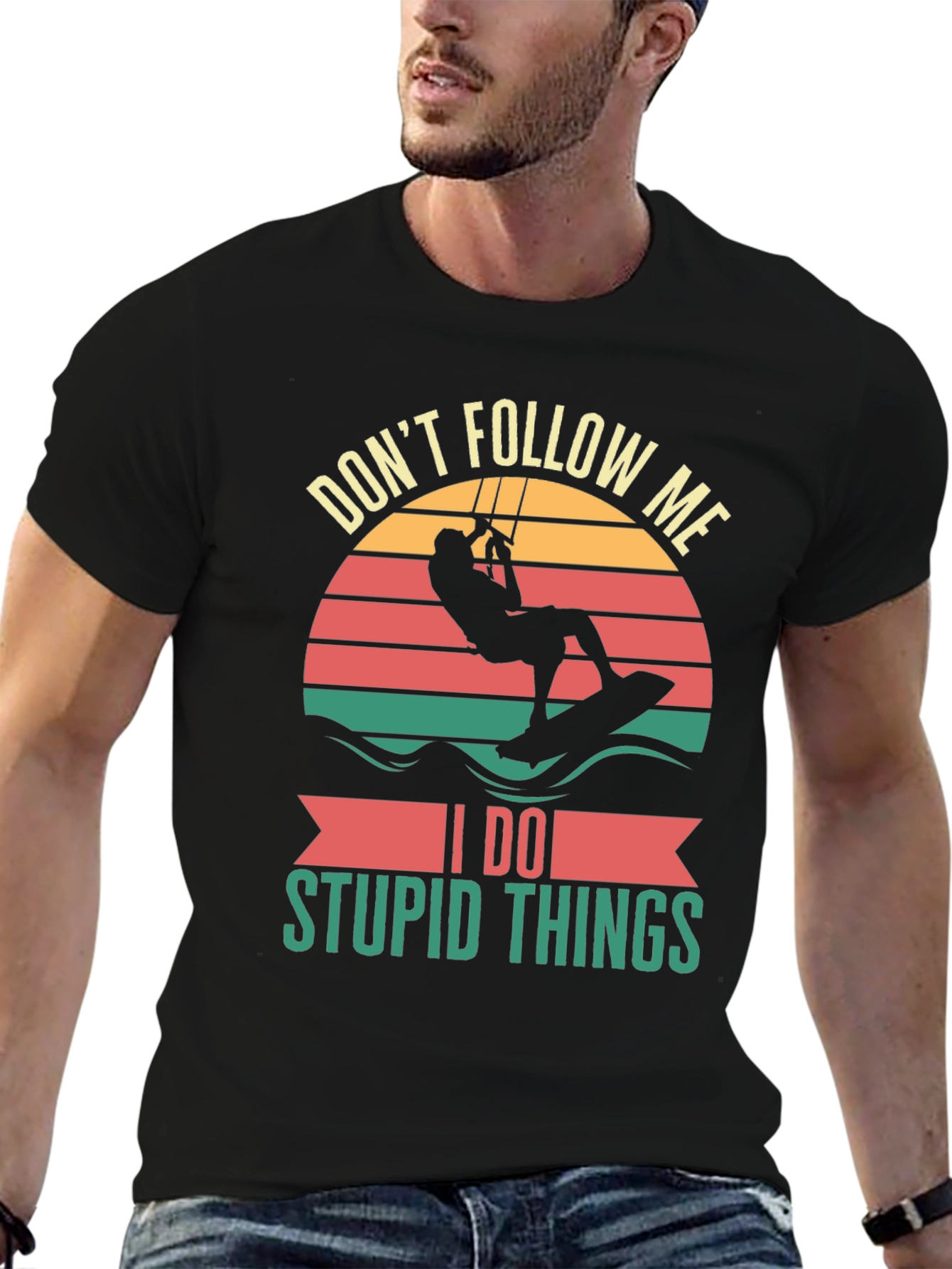 Dont Follow Me Tee - Kiteboarding Graphic T-Shirt