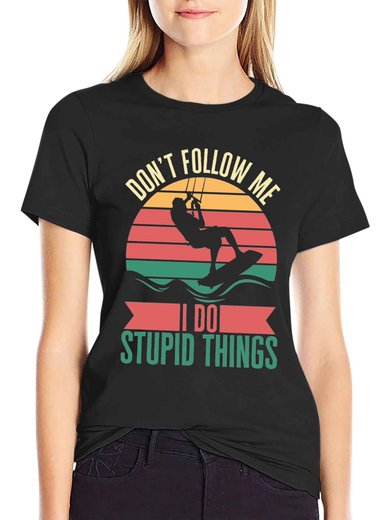 Dont Follow Me Tee - Kiteboarding Graphic T-Shirt