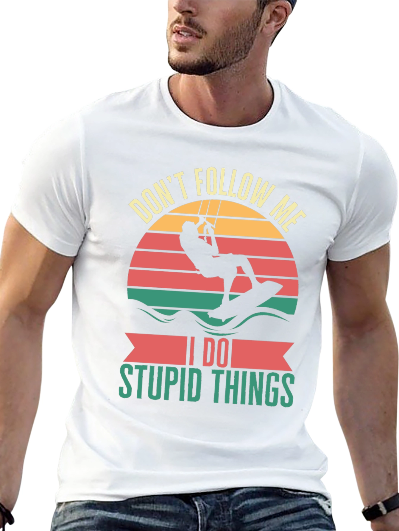 Dont Follow Me Tee - Kiteboarding Graphic T-Shirt