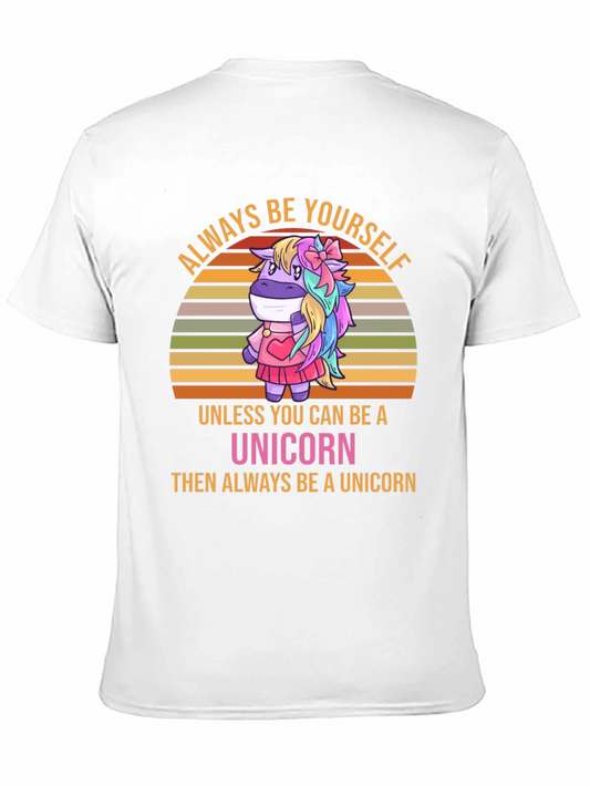 Always Be Yourself Unicorn Graphic T-Shirt