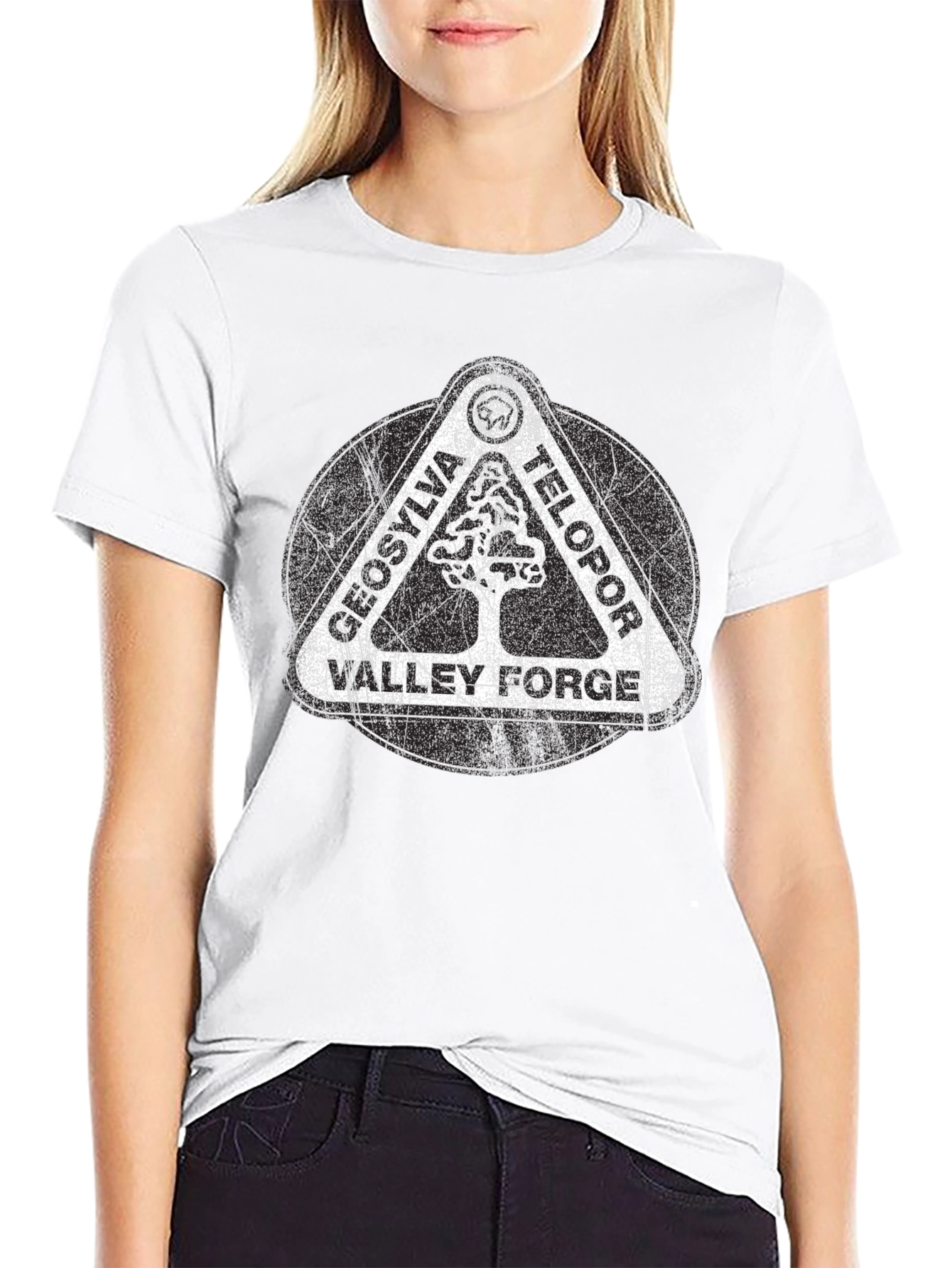 Valley Forge Geosylva Telopor Black T-Shirt